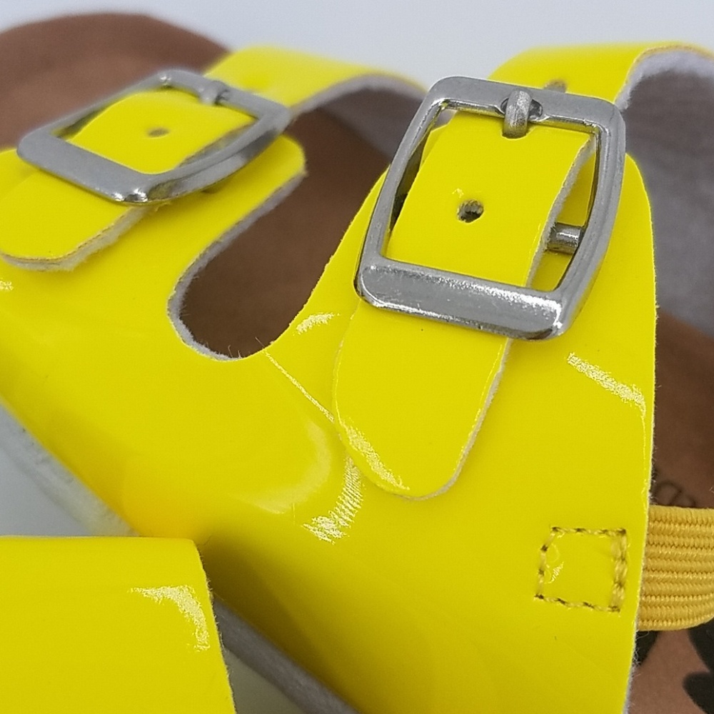 🆕️ Blue Suede Shoes Yellow Sandals - Picture 6 of 7
